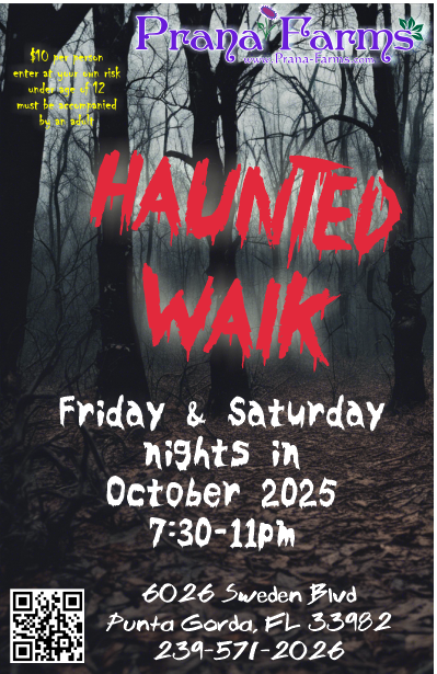 Haunted Walk Flyer 2025
